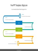 ( mẫu powerpoint ) curved line path powerpoint diagram template 