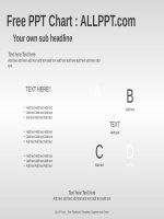 ( mẫu powerpoint ) five forces relationship PPT diagrams standard 