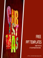 ( mẫu powerpoint ) CHRISTMAS in PILA recreation powerpoint templates widescreen 
