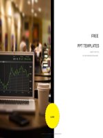 ( mẫu powerpoint ) stock market rates finance PPT templates standard 