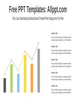 ( mẫu powerpoint ) column line combo powerpoint diagram 