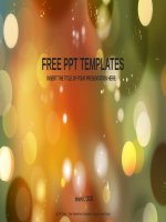 ( mẫu powerpoint ) light dots abstract PPT templates widescreen 