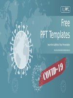 ( mẫu powerpoint ) COVID 19 testing centers powerpoint templates 