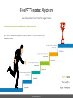 ( mẫu powerpoint ) stair running businessman powerpoint diagram 