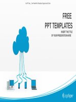 ( mẫu powerpoint ) cloud computing powerpoint templates widescreen 
