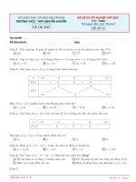 BỘ đề THI tốt NGHIỆP THPT TOÁN 45 