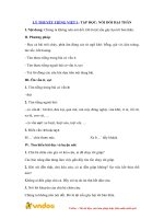 LÝ THUYẾT TIẾNG VIỆT 1 TẬP ĐỌC NÓI DỐI HẠI THÂN