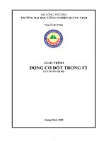 Giáo trình Động cơ đốt trong F2: Phần 1 - Trường ĐH Công nghiệp Quảng Ninh