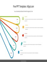 ( mẫu powerpoint ) fan shaped stairs powerpoint diagram 