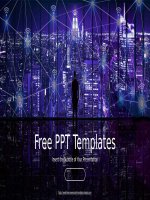 ( mẫu powerpoint ) IOT smart city powerpoint templates 