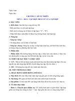 Giáo án môn toán 6 sách chân trời sáng tạo (kì 1) chất lượng 