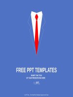( mẫu powerpoint ) business man shirt with red tie powerpoint templates standard 