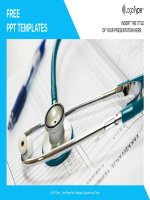 ( mẫu powerpoint ) emergency medical tech PPT templates widescreen 