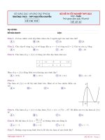 BỘ đề THI tốt NGHIỆP THPT TOÁN 24 