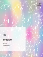( mẫu powerpoint ) abstract light background with colorfull powerpoint templates widescreen 