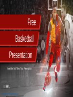 ( mẫu powerpoint ) professional basketball player sports powerpoint templates 