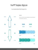 ( mẫu powerpoint ) puzzle graph powerpoint diagram 