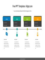 ( mẫu powerpoint ) band text boxes powerpoint diagram 
