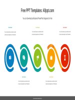 ( mẫu powerpoint ) five circle flow powerpoint diagram 