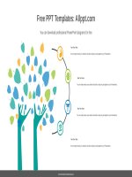 ( mẫu powerpoint ) two hand tree powerpoint diagram 