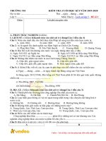 bo de thi hoc ki 1 lop 5 mon su dia nam 2019 2020 