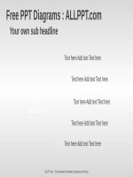 ( mẫu powerpoint ) free five agenda PPT diagrams widescreen 