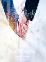 ( mẫu powerpoint ) success business handshake powerpoint templates 