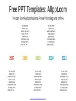 ( mẫu powerpoint ) bands text box powerpoint diagram 