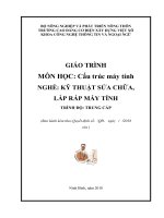 Giáo trình Cấu trúc máy tính (Nghề Kỹ thuật sửa chữa, lắp ráp máy tính  Cao đẳng)