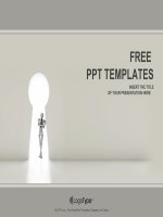 ( mẫu powerpoint ) businessman leaning into a keyhole powerpoint templates standard 