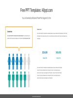 ( mẫu powerpoint ) human icon compare powerpoint diagram 
