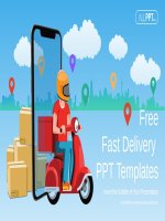 ( mẫu powerpoint ) e commerce fast delivery powerpoint templates 