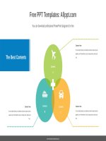 ( mẫu powerpoint ) intersection circle powerpoint diagram template 