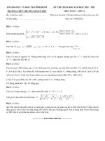 Đề thi HSG Toán 12 năm 2022 - 2023 Trường THPT Chuyên Lên Quý Đôn Bình Định