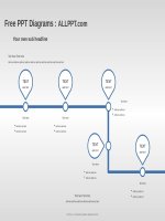 ( mẫu powerpoint ) process shapes flow PPT diagrams standard 