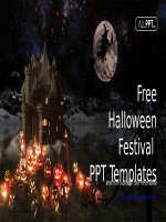 ( mẫu powerpoint ) halloween festival powerpoint templates 