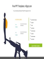 ( mẫu powerpoint ) guns free zones powerpoint diagram 