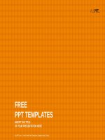 ( mẫu powerpoint ) orange checkers background powerpoint templates standard 