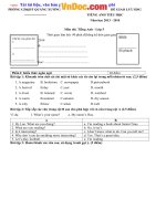 de giao luu hoc sinh gioi tieng anh lop 5 huyen quang xuong thanh hoa nam 2014 