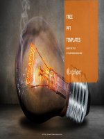 ( mẫu powerpoint ) creative bulb business powerpoint templates widescreen 
