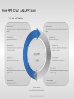 ( mẫu powerpoint ) cycle and text box PPT diagram standard 