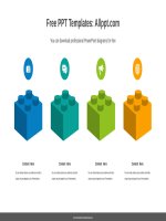 ( mẫu powerpoint ) lego block powerpoint diagram template 