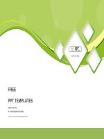 ( mẫu powerpoint ) green abstract background and squares powerpoint templates standard 