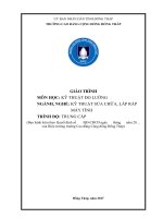 Giáo trình Kỹ thuật đo lường (Ngành Kỹ thuật sửa chữa, lắp ráp máy tính  Trung cấp)