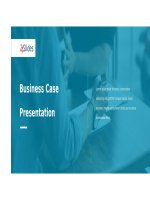 (Mẫu powerpoint) business case ppt corporate 