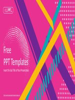 ( mẫu powerpoint ) abstract stripes lines powerpoint templates 