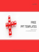 ( mẫu powerpoint ) dream team business PPT templates standard 