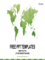 ( mẫu powerpoint ) global business map powerpoint template 