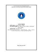 Giáo trình Mạng máy tính (Ngành Kỹ thuật sửa chữa, lắp ráp máy tính  Trung cấp)