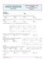 BỘ đề THI tốt NGHIỆP THPT TOÁN 27 